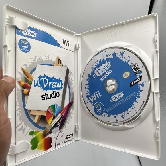 uDraw Studio Wii (Nintendo Wii, 2010) Complete w/ Manual - Tested U DRAW - Picture 5 of 6